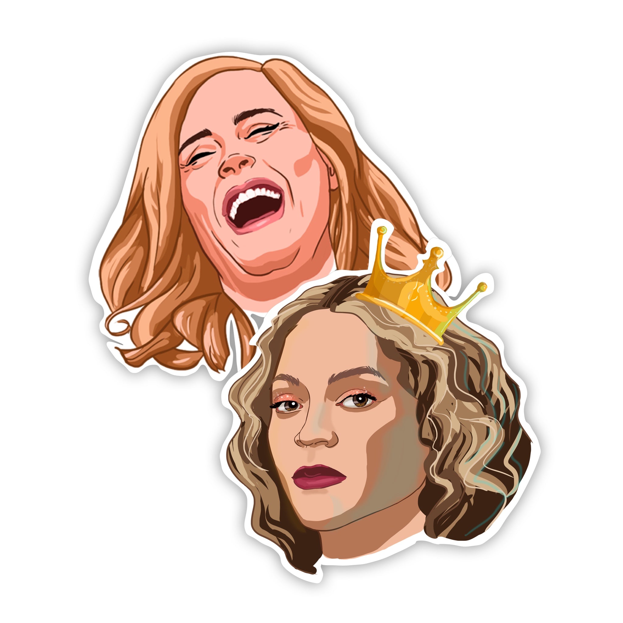 Adele & Beyonce Stickers – Stickerpacks Design