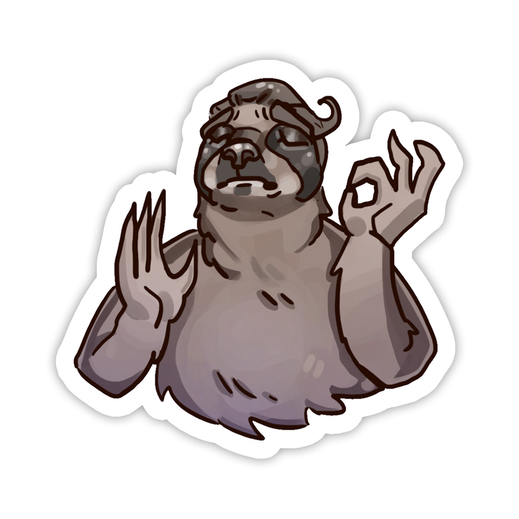 Alright Sloth Sticker