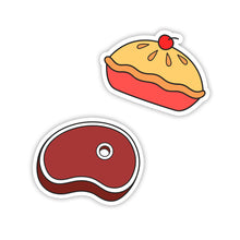 Load image into Gallery viewer, Apple Pie &amp; Steak Stickers