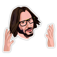 Load image into Gallery viewer, Keanu Reeves Sticker