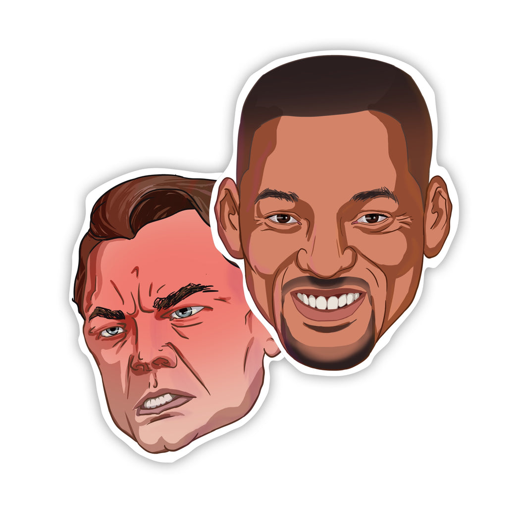 Leonardo Dicaprio & Will Smith Stickers
