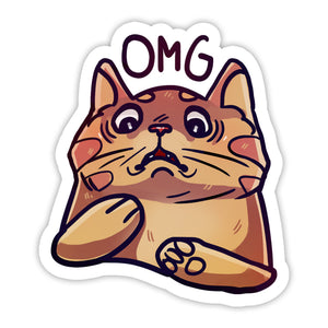 OMG Cat Sticker