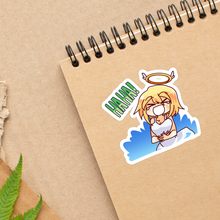 Load image into Gallery viewer, Laughing Angel Sticker