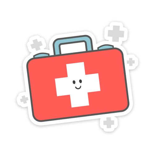First Aid Kit Sticker