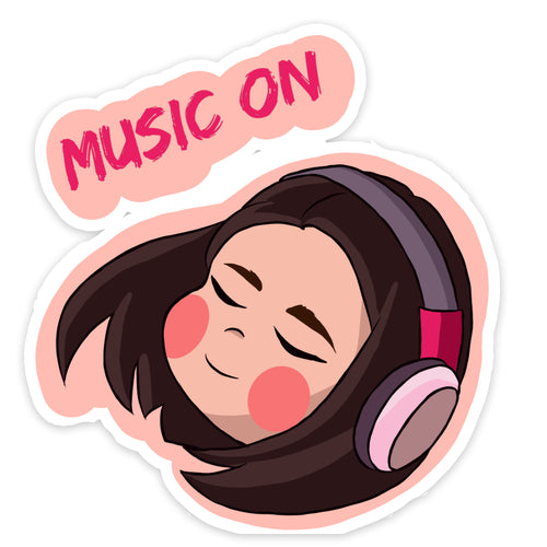 Music On Sticker