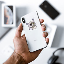 Load image into Gallery viewer, Unamused Cat Sticker