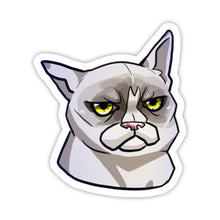 Load image into Gallery viewer, Unamused Cat Sticker