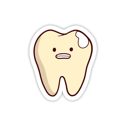 White Tooth Sticker