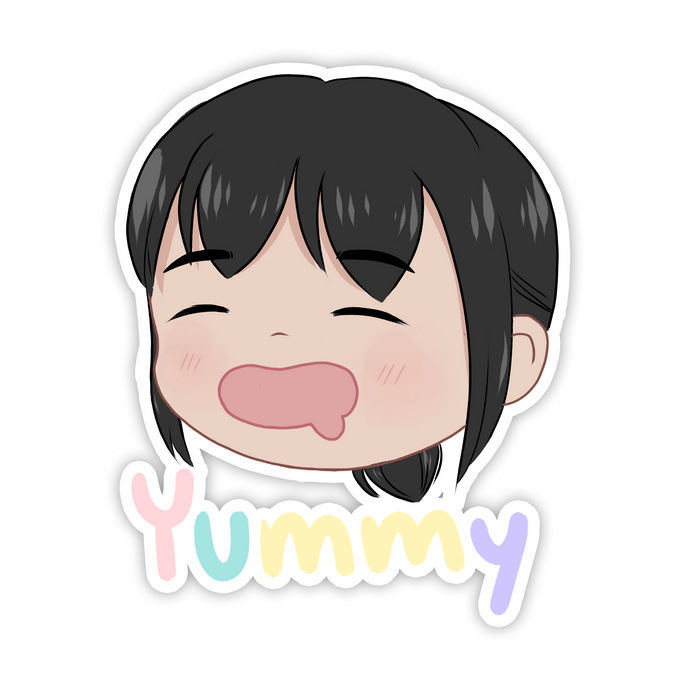 Chibi Yummy Girl Sticker