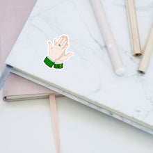 Load image into Gallery viewer, High-Five Saint Patrick Hand Sticker